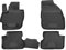 OMAC Gummimatten Fußmatten kompatibel mit Mazda 3 2009-2013 TPE Automatten Schwarz 4X