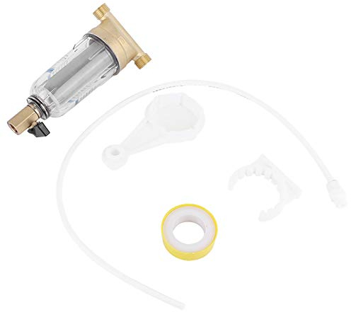 Leylor spin-down filtro acqua sedimenti Filtro dell'Acqua-Filtri dell'Acqua Purificatore Anteriore Prefiltro in Rame Lavaggio in controlavaggio Rimuovere i sedimenti di ruggine(3/4 Male Thread)