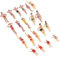 sharprepublic 20er Pack Strand Menschen Figuren für Puppenhaus Mini Strand deko Handwerk und DIY