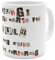 printplanet Tasse mit Namen Paula - Motiv Ausgeschnittene Buchstaben - Namenstasse, Kaffeebecher, Mug, Becher, Kaffeetasse - Farbe Weiß