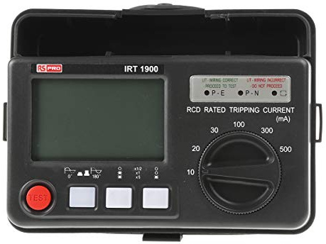 RS PRO Digitales RCD/FI-Prüfgerät 500 mA AC