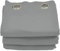 ACOUSPANEL Rideau Acoustique en Tissu Opaque Anti-Bruit, Dimensions 1,35x2,4m, Coton Ignifuge Scénique 300g, Molletonné des Deux Côtés, Couleur Gris