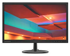 Lenovo D22-20 21.5-inch FHD (1920 x 1080) LED Backlit LCD Monitor, 16:9 Widescreen, 75Hz, 5ms, HDMI, VGA, VESA Mount, 66ADKCC1US, Raven Black
