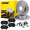 TEXTAR BREMSSCHEIBEN 256mm BELÄGE HINTEN HA 256x12mm // NUR für PR-Nummer = 1KE, 1KF