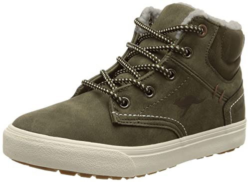KangaROOS Unisex Kinder Kavu X Sneaker, Olive Camo, 31 EU