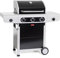 Barbecook Gasgrill Siesta 310 50 MB mit Planchaplatte, 3 Brennern und Seitenbrenner, schwarz, 124x56x119cm