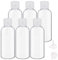 6 Pièces Flacons Vide de Voyage, 100ml Bouteilles Voyage en Plastique vides avec 2 Petits entonnoirs, Vides Petit Flacon Transparent pour cosmétiques,Lotion,shampoing etc
