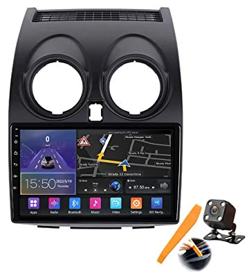 DLYAXFG Android 11.0 Radio Double Din Car Stereo Sat Nav for N-issan Qashqai 2006-2013 GPS Navigation 9'' Headunit MP5 Multimedia Video Player FM Receiver with 4G 5G WiFi DSP Carplay,M100S