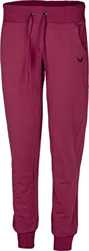 Erima Damen Casual Basic Sweathose mit Bündchen (260018), Bordeaux, 36