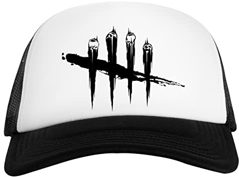 Dead by Daylight-Logo Weiß Schwarz Unisex Baseball Cap White Black