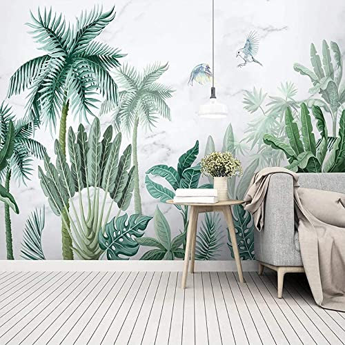 Paysage Végétal De La Forêt Tropicale Papier Peint Mural Papier Peint De Fond Décoration Industrielle Décoration De La Chambre À Coucher Papier Peint 3D Décoration Intérieure Pâte À Modeler Salon Le