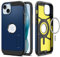 Spigen Tough Armor MagFit Case for iPhone 15, Compatible with MagSafe Accessories - Navy Blue