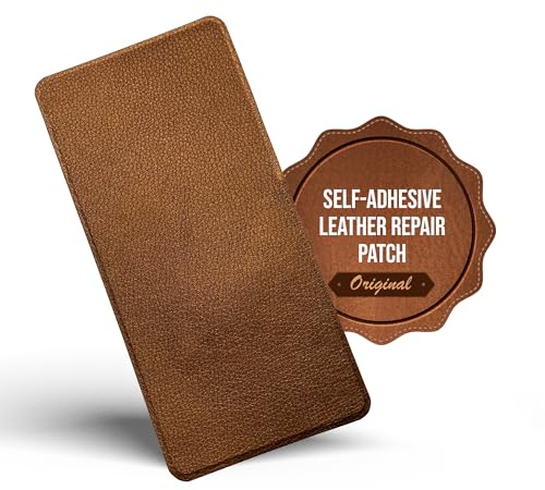 MastaPlasta Self-Adhesive Premium Leather Repair Patch - Bronze 20cm x 10cm (8in x 4in). Your All-In-One Instant Upholstery-Quality Leather Repair Kit for Sofas, Car Interiors, Bags & DIY