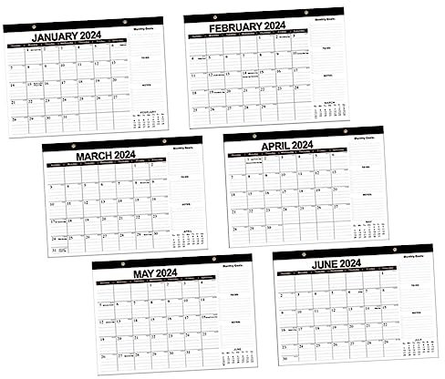 MAGICLULU Monatlicher Wandkalender Design Für Büro Und Zuhause Praktischer Familienplaner Für Effektive Terminorganisation Für Geschenkideen