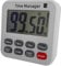 FCXJTU Digitaler Küchen-Countdown-Timer, Countdown-Zähler mit magnetischem Countdown-Timer und lautem Alarm, EIN/Aus, 8-Tasten-Schnelleinstellung für Koch- und Backschüler