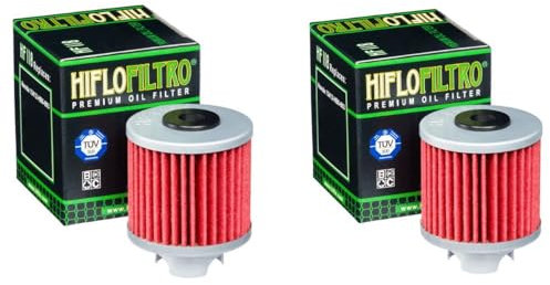 DB PARTS 2 Stück Ölfilter passend für Honda 125 ATC M 1984 1985 1986 1987 1988