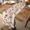 TANYIYI 1er Set Tischläufer, 200 x 30 cm, 60% Polyester, 40% Baumwolle – Elegantes Design, Waschbar und Langlebig
