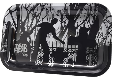 Chongz metal rolling tray 275mm x 175mm x 20mm (Dead Head)