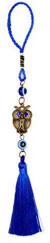Blau für Amulette Wandbehang Anhänger Home Decor Eule Ornament Home Car