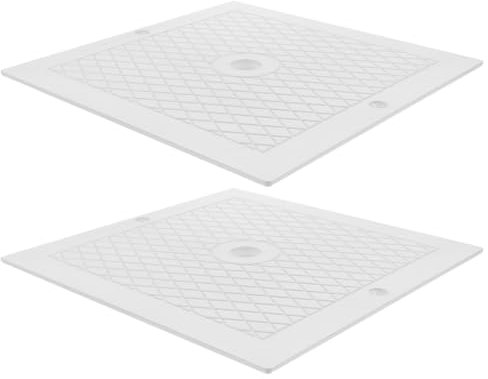 MOBUTOFU Lot De 2 Couvercles De Skimmer Carrés De Rechange pour Piscine Creusée