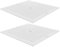 MOBUTOFU Lot De 2 Couvercles De Skimmer Carrés De Rechange pour Piscine Creusée