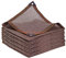 Toile d'ombrage marron pour jardin et serre, protection UV à 85 % avec corde, 2 x 3 m à 5 x 5 m
