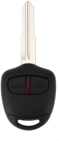EMSea 1 Set 433MHz Left Slot 2-Button Remote Key MIT8 PCF7936-ID46 Chip Compatible with Mitsubishi ASX Lancer Outlander Space