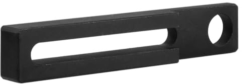 SW-Stahl 04165LL Lange Flanschleiste 25x15x140 mm - Befestigungsleiste | Passende Montageleiste für 04150L, 25 mm breite Kunststoff-Flanschleiste in Schwarz, stabiles Ersatzteil für Werkstatt