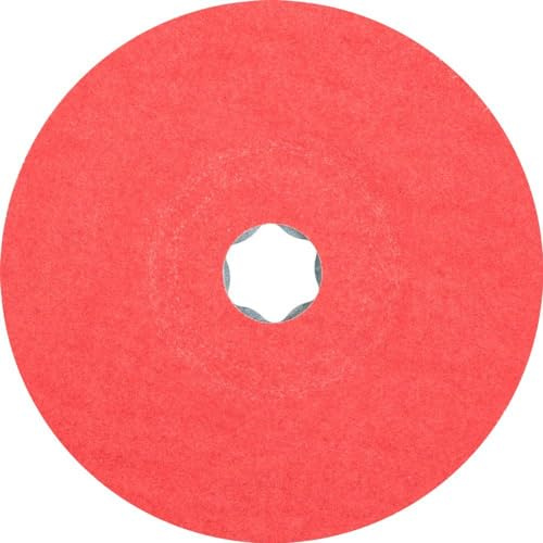 PFERD TOOLS 64193108 COMBICLICK Keramikkorn Fiberscheibe Ø 125 mm CO-COOL 80 für Edelstahl Durchmesser 125 mm