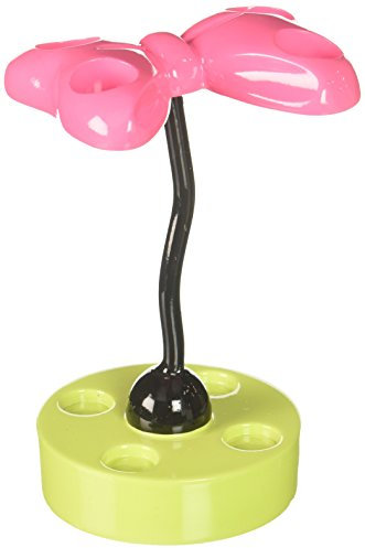 Disney Duschvorhang mit Mickey Maus und Minnie Maus, 177,8 x 182,9 cm, aus Stoff, Neon Toothbrush Holder, THBRSH HLD