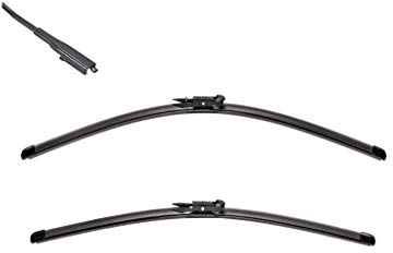 SWF 119448 Wischblatt SWF Das Original Wischblatt 119448 Leistungsstarke hervorragende Sicht auf der Straße einfach zu Montieren Originale Flachblätter 750mm/650mm Vorne Set mit 2 Wischerblättern