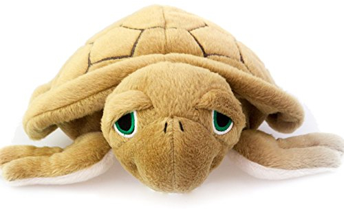 Habibi Premium Wärmekissen/Stofftier f. Kinder u. Erwachsene - 1827 Landschildkröte braun, herausnehmbare Hirsefüllung - Wärmekuscheltier zum Erwärmen in der Mikrowelle/Backofen, ideal auch für Babys