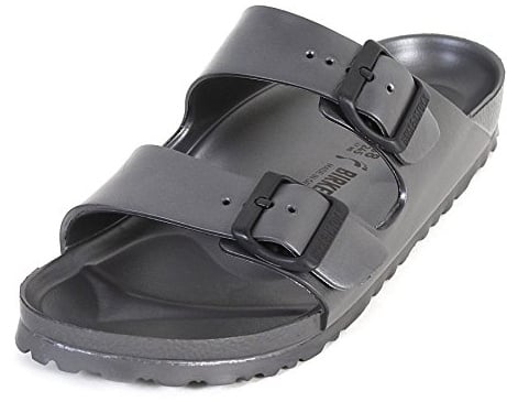Birkenstock Arizona Anthracite Rubber Two Strap Sandal 38EU/5UK Anthracite