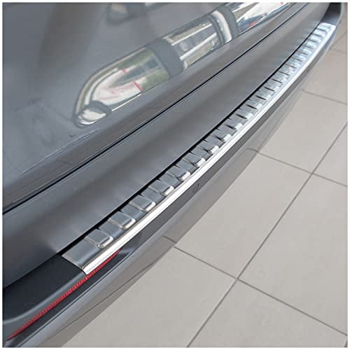 tuning-art L371 Edelstahl Ladekantenschutz passend für Toyota RAV4 5 XA5 2019-, Farbe:Silber