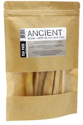 Ancient Wisdom 25g Green Tree Palo Santo Sticks 3-4 sticks