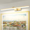 MantoLite Dimmerabile LED Lampade da Parete per Quadri, 61cm 15W Illuminazione Interni Girevole Lampade, Oro Spazzolato Bagno Luci per Pareti Specchio Lampade Lettura Applique 3000K/4500K/6000K