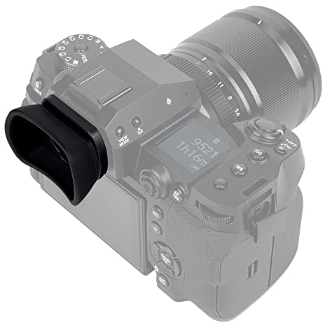 PROfezzion Visor Ocular Silicona Suave de Largo y Extendido para Fujifilm X-T5 X-T4 X-T3 X-T2 X-T1 X-H2S X-H1 GFX100S GFX100 GFX50S GFX50SII Reemplazo Fuji EC-XT L, EC-GFX, EC-XT M, EC-XT S, EC-XH W