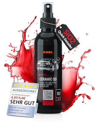 ADBL Ceramic QD (200ml) Premium Quick Detailer - Sprühversiegelung mit Keramik-Technologie - Glanz und Abperleffekt - Auto Detailer, Lackversiegelung, SiO2 Lackschutz, Lackpflege, Schnellversiegelung