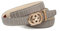 Anthoni Crown Damen Ledergürtel Gürtel, Grau, 80