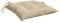 vidaXL Stuhlkissen 6 STK., Sitzkissen mit Bändern, Sitzauflage Outdoor Indoor, Stuhlauflagen Kissen für Gartenstuhl, Beige 50x50cm Oxford-Gewebe