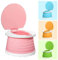 Spark Moments Pot portable pour tout-petit, pot de voyage pliable pour bébé, enfant, siège de chaise de propreté, intérieur et extérieur, facile à transporter et à utiliser, rose