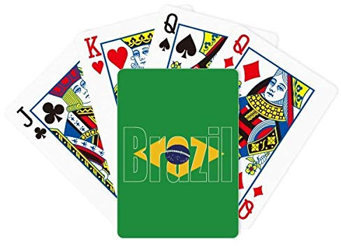 Juego de mesa divertido con nombre de bandera de país de Brasil