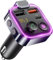 Bluetooth FM Transmitter for Car Adapter, Stronger Microphone & Bass Sound Bluetooth Radio Transmitter Car Adapter, Support 42W PD+QC3.0, 7 Colors LED Backlit, Wireless Call (RGB)