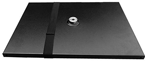 Supporto da pavimento per proiettore, treppiede per laptop, vassoio universale, base antiscivolo spessa, utilizzato per proiettori, monitor, computer portatili (nero)