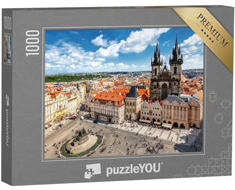 puzzleYOU: Puzzle 1000 Teile „Prag: Altstädter Ring“ – aus der Puzzle-Kollektion Prag