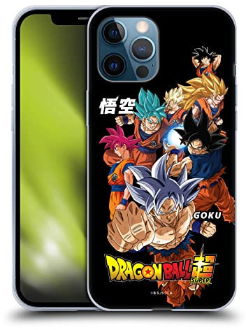 Head Case Designs Officially Licensed Dragon Ball Super Goku Universe Survival Characters Gel Case [Military Grade Protection] Compatible with Apple iPhone 12 Pro Max and Compatible with MagSafe