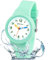 Edillas Kinderuhren Mädchen Jungen Analog,wasserdichte Armbanduhr Kinder Mädchen Jungen Leicht zu Lesen Zeit Weicher Riemen Armbanduhren Geschenk (Grün)