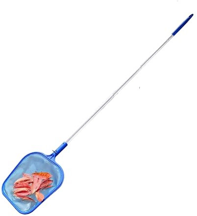 Garden Mile Large Swimming Pool Nets For Cleaning Extendable Pool Skimmer For Leaves Debris Durable Aluminium Pond Skimmer Net And Hot Tub Nets For Cleaning Waterproof Pools Hot Tubs Pond Cleaning Net