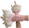 OCUH Y2K Accessories Cutecore Grunge Gloves Gothic Accessories Fingerless Torn Long Sleeve Arm Warmers Y2K Arm Warmers, Flower Pink, One Size