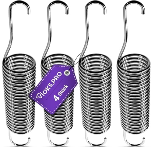 Vioks.pro Set of 4 Spring for Washer Dryer Replacement for Miеle 4176890 Spring Set Suitable for Miеle Washing Machine – Suitable for Miеle Replacement Parts & Washing Machine Accessories